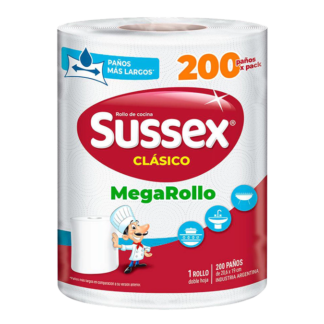 Rollo cocina sussex clasico 1 rollo x 200 paños