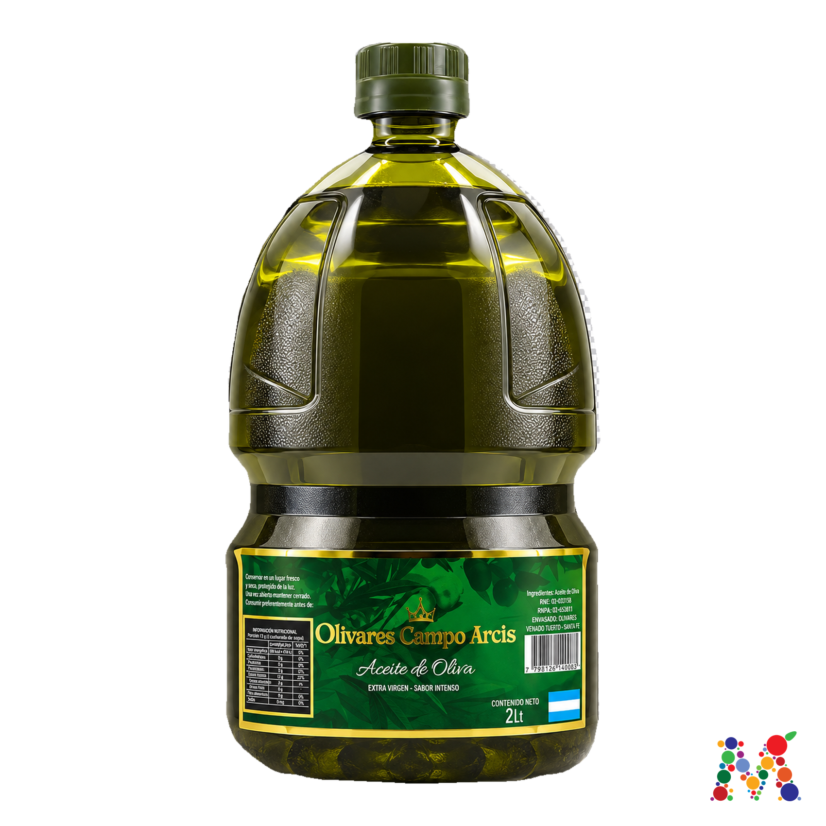 aceite de oliva olivares campo arcis extra virgen sabor intenso 2l: imagen 1