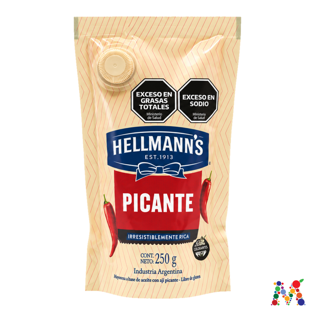 aderezo hellmanns picante 250g