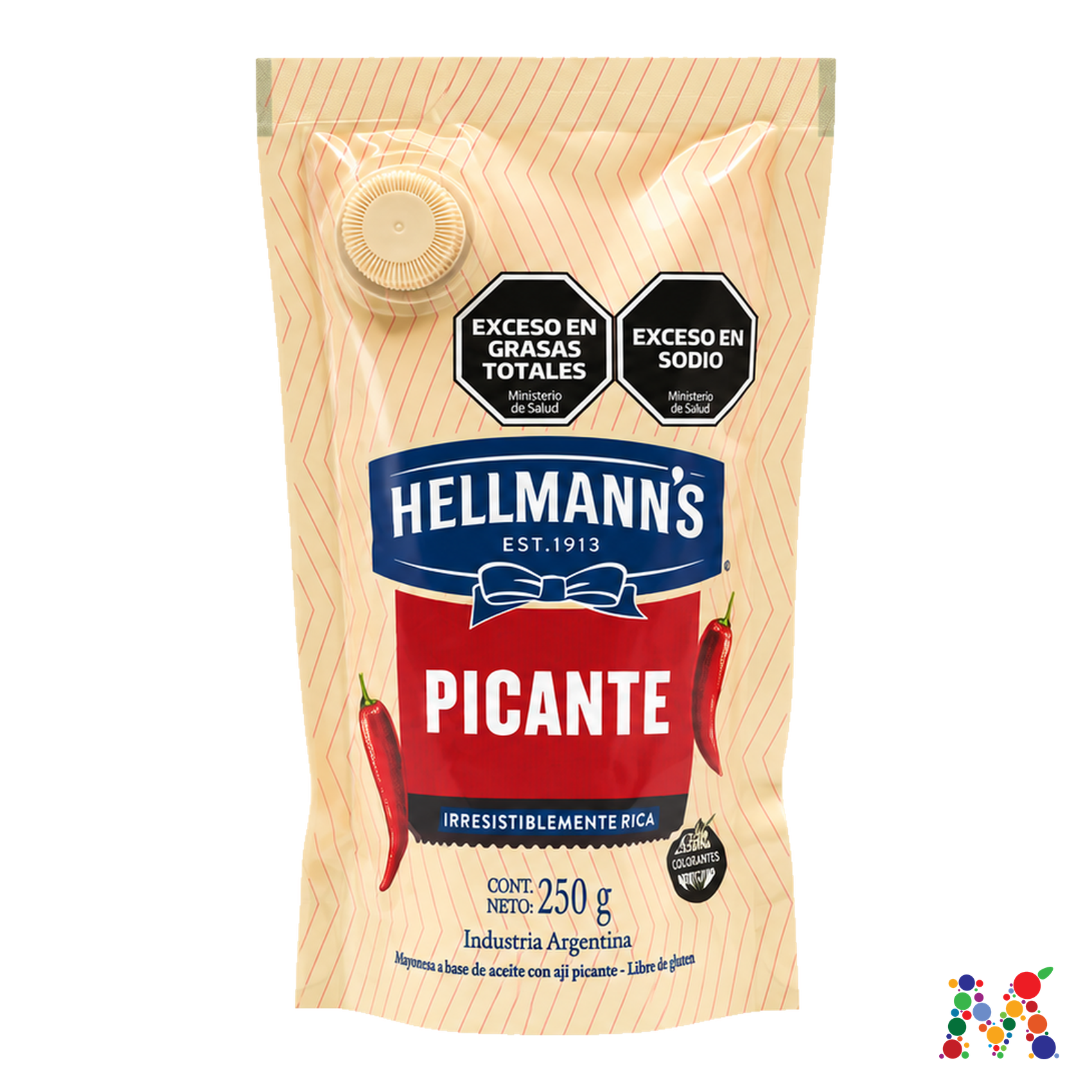 aderezo hellmanns picante 250g: imagen 1
