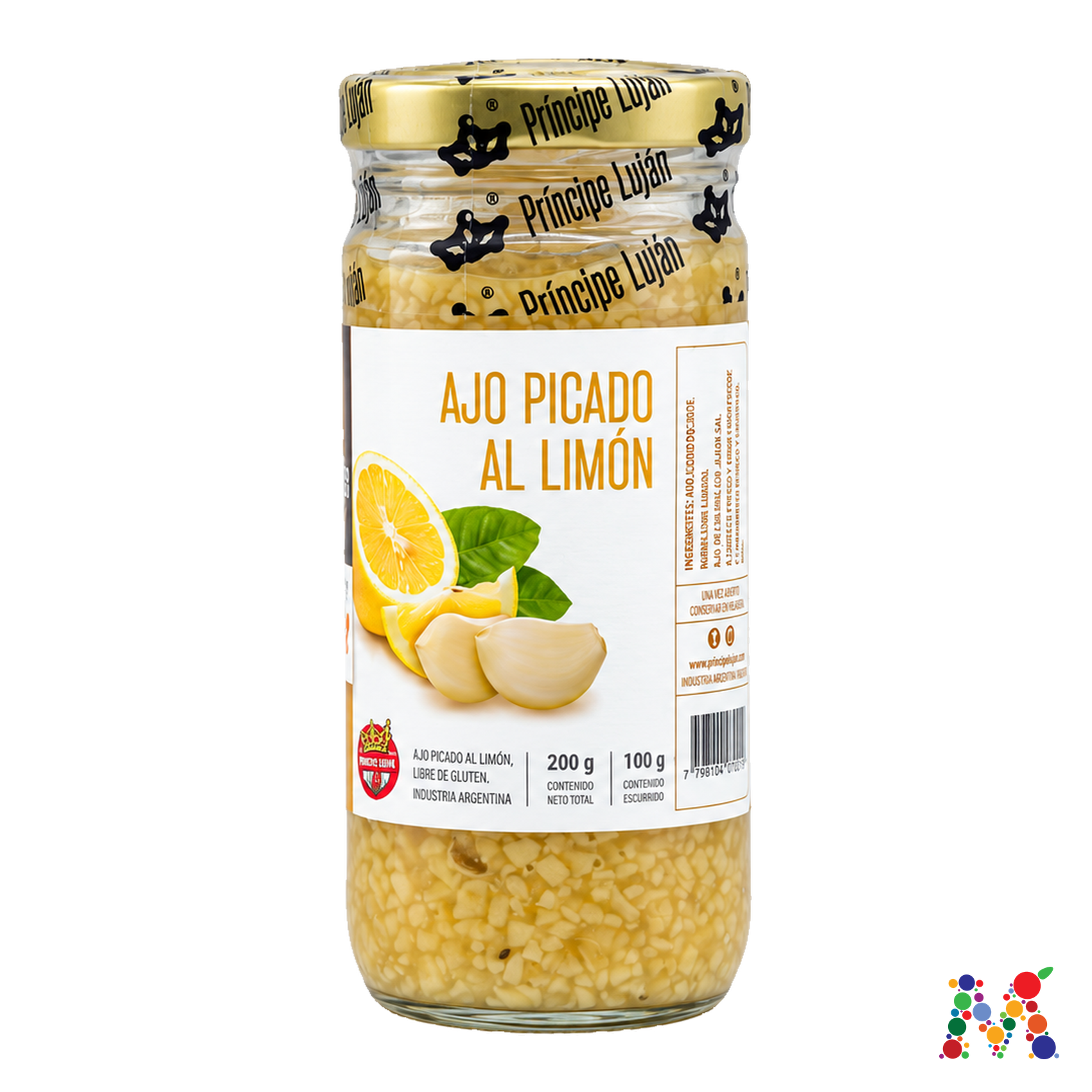 ajo picado principe lujan al limon 200g: imagen 1
