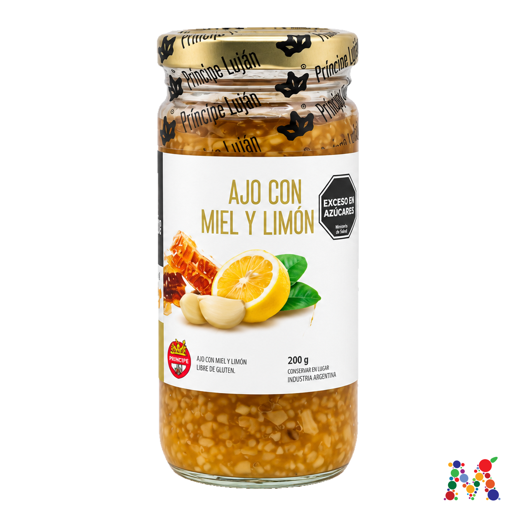 ajo principe lujan con miel y limon 200g: imagen 1