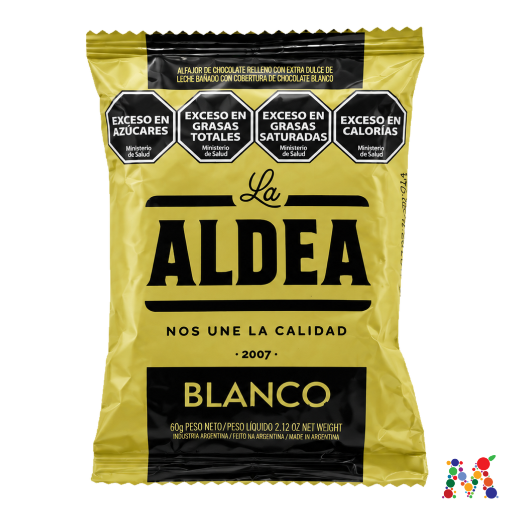 alfajor la aldea blanco 60g