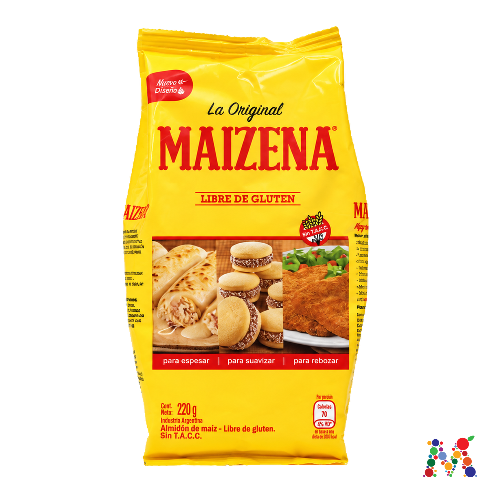 almidon de maiz maizena 220g: imagen 1