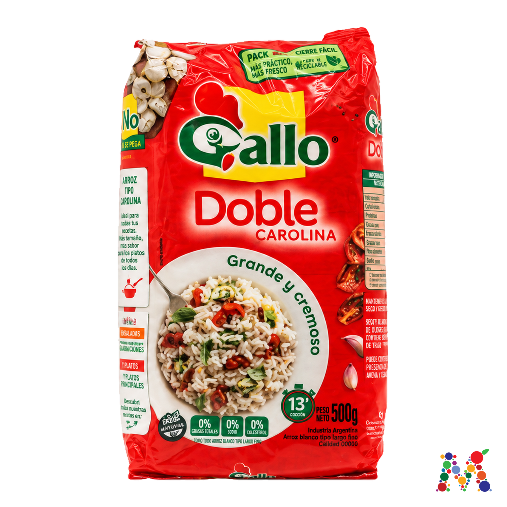 arroz gallo doble carolina 500g: imagen 1