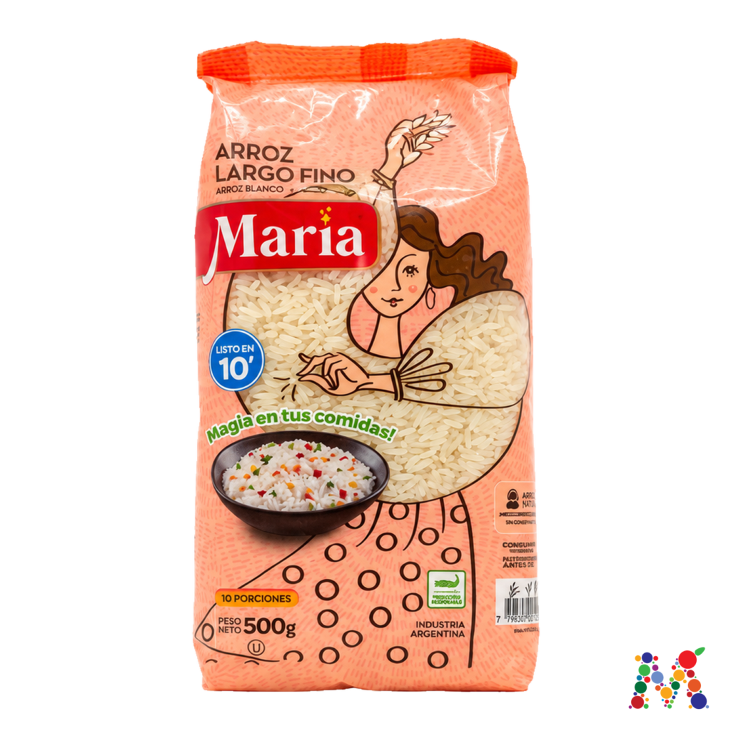 arroz maria largo fino 500g