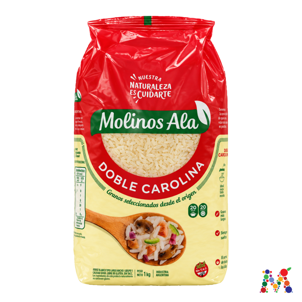 arroz molinos ala doble carolina 1kg
