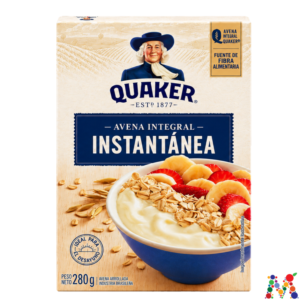 avena integral quaker instantanea 280g