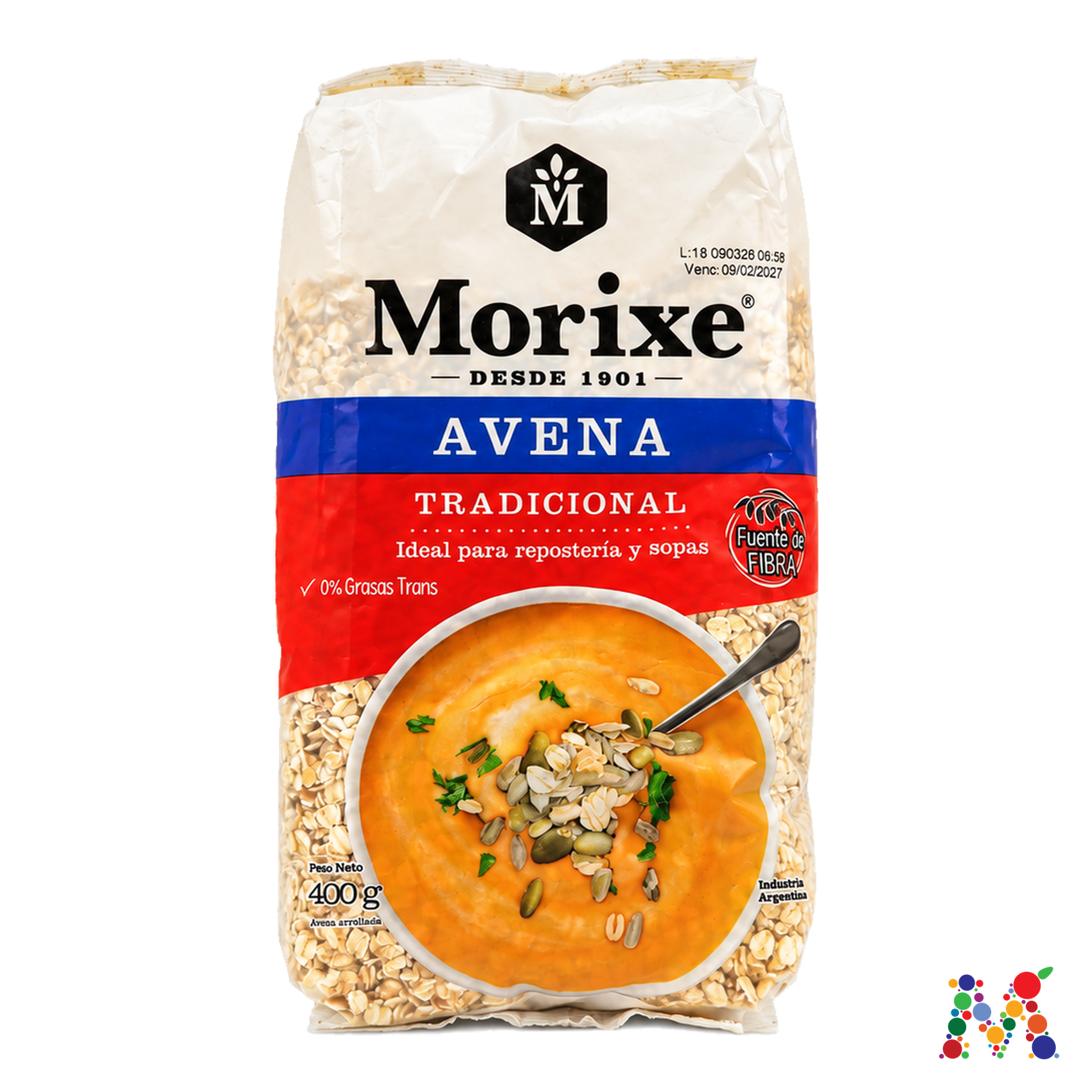 avena morixe tradicional 400g: imagen 1