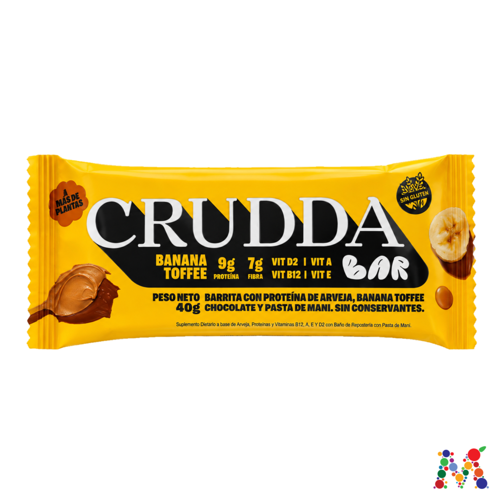 barra crudda banana toffee 40g