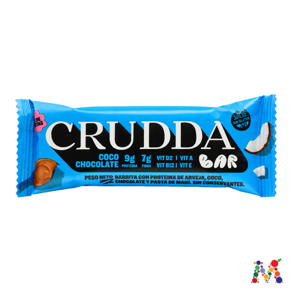 barra crudda coco chocolate 40g