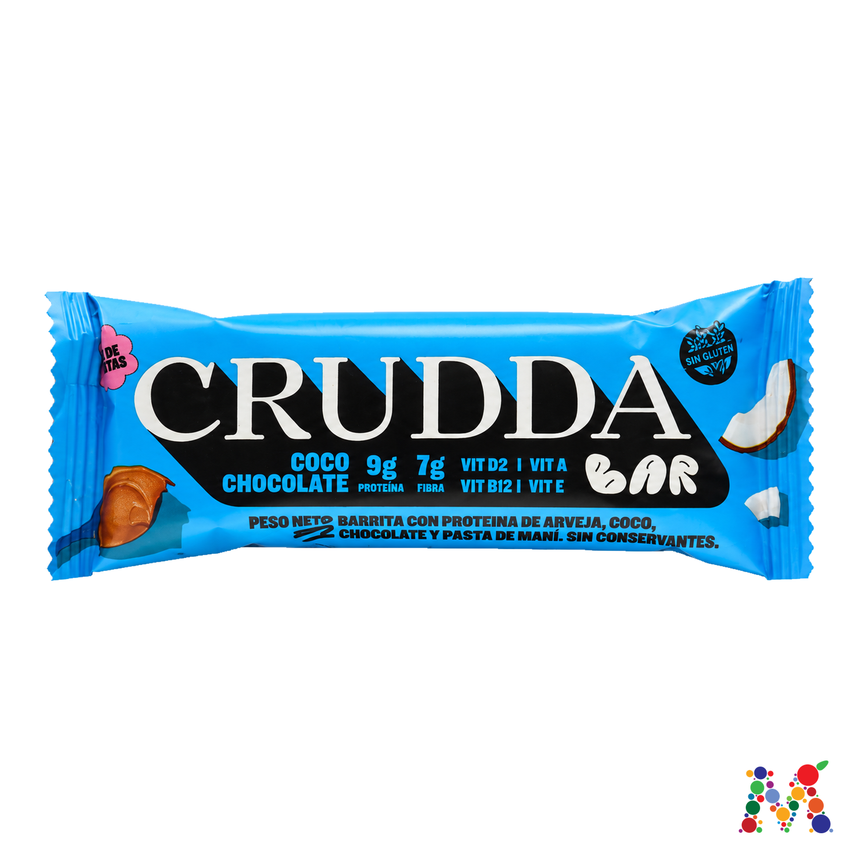 barra crudda coco chocolate 40g: imagen 1