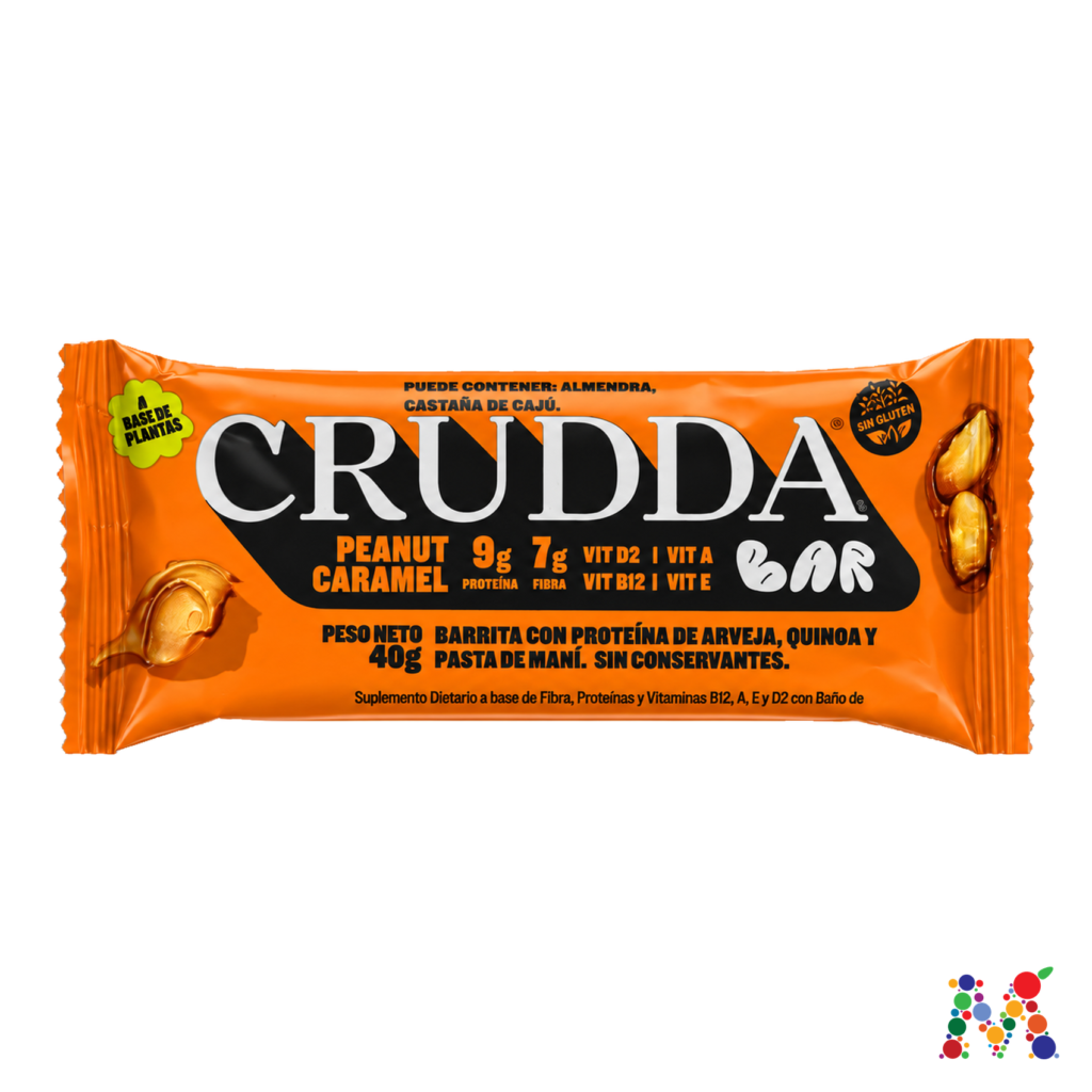 barra crudda peanut caramel 40g