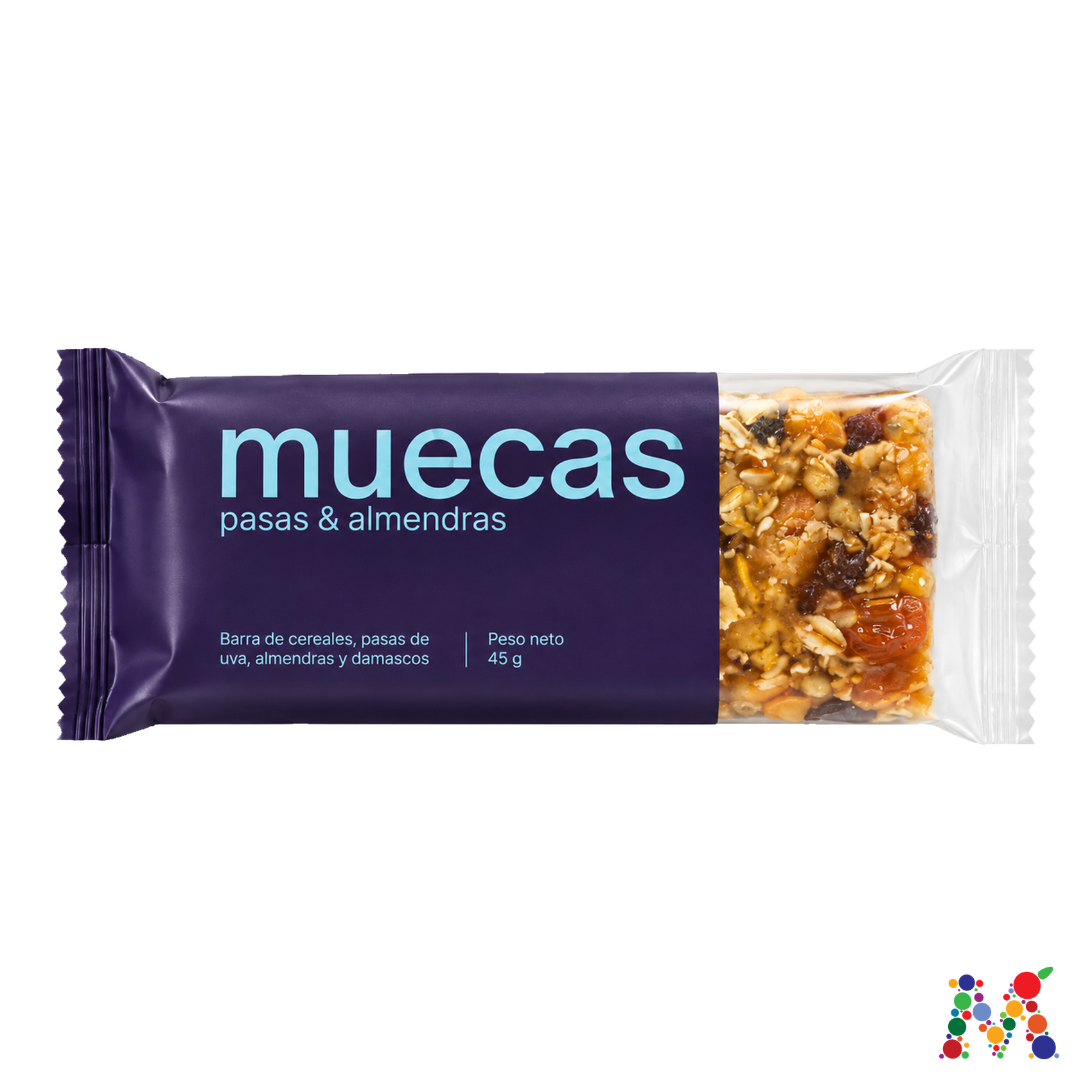 barra de cereal muecas pasas y almendras 45g: imagen 1