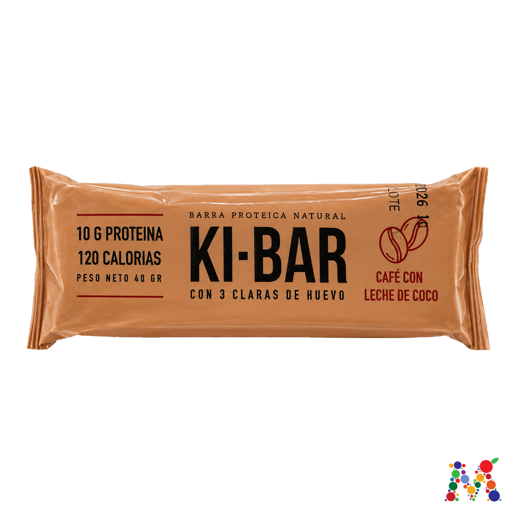 barra proteica ki bar cafe con leche de coco 40g: imagen 1