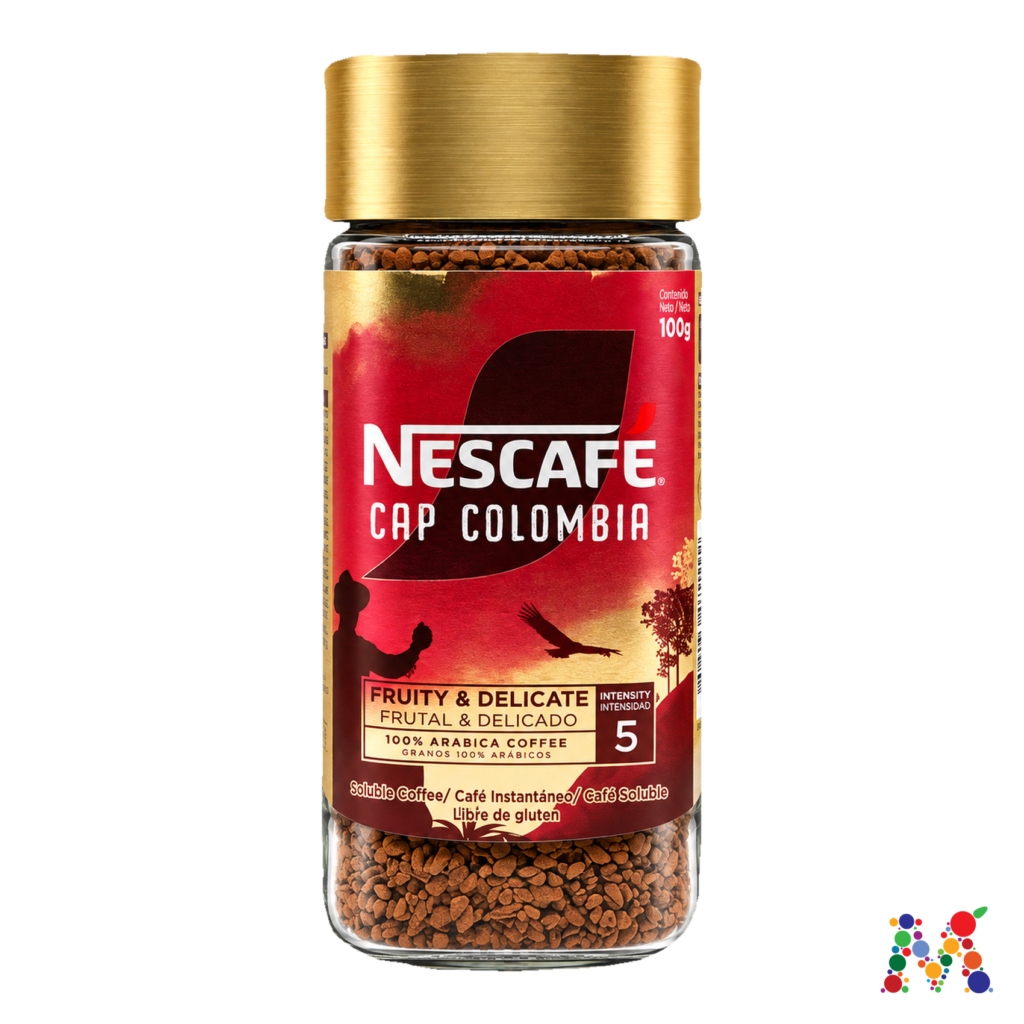 cafe nescafe cap colombia 100g