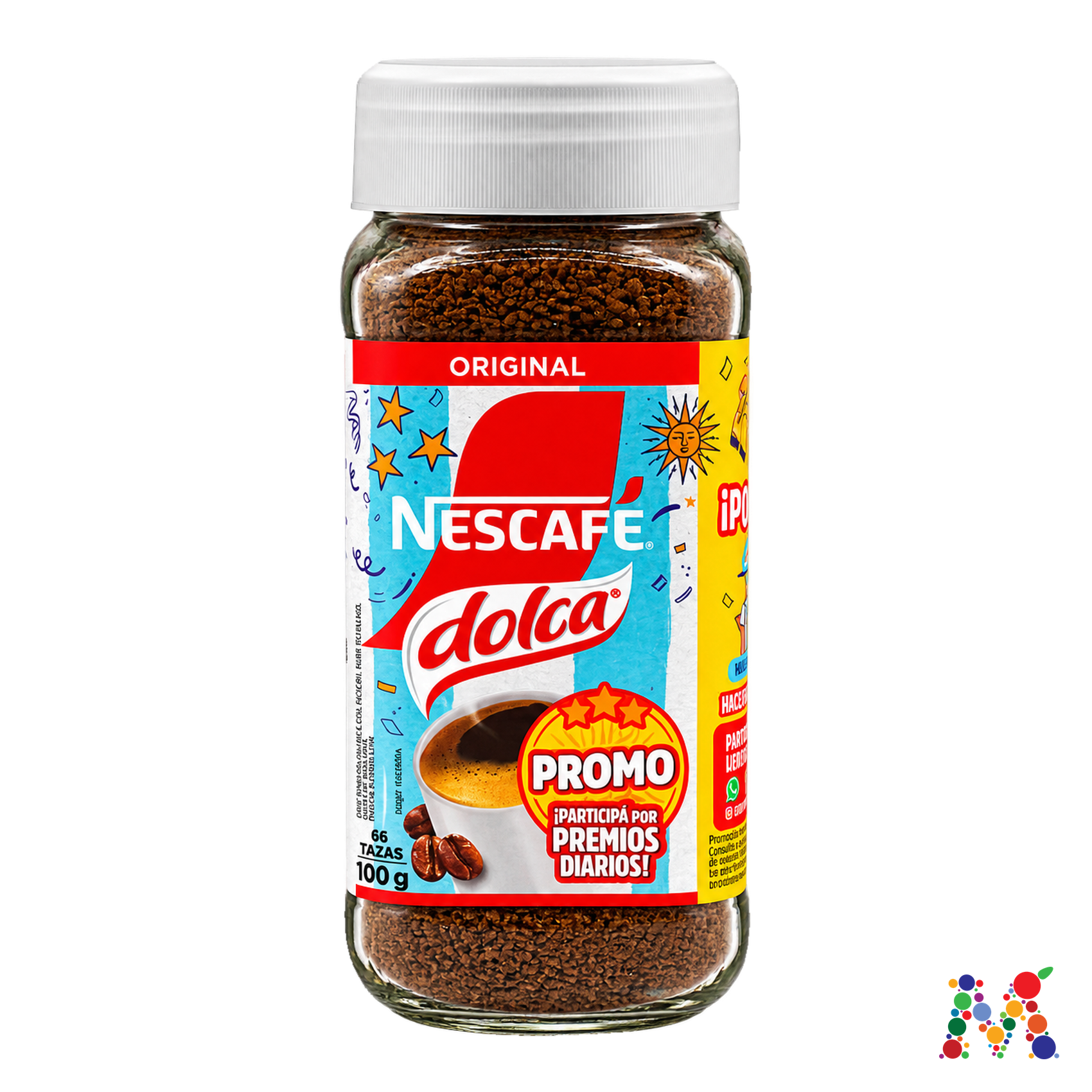 cafe nescafe dolca original 100g: imagen 1