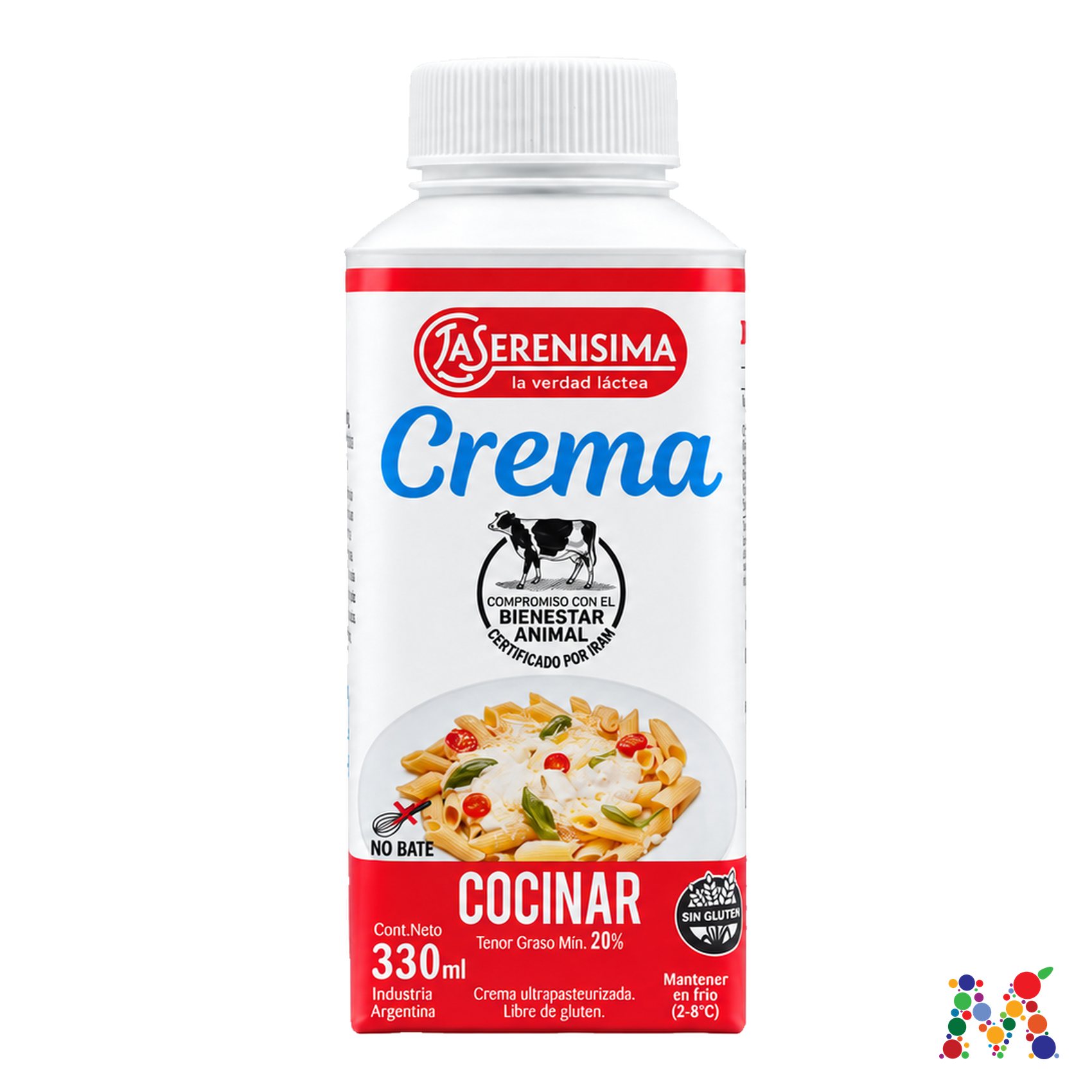 crema la serenisima para cocinar 330ml: imagen 1