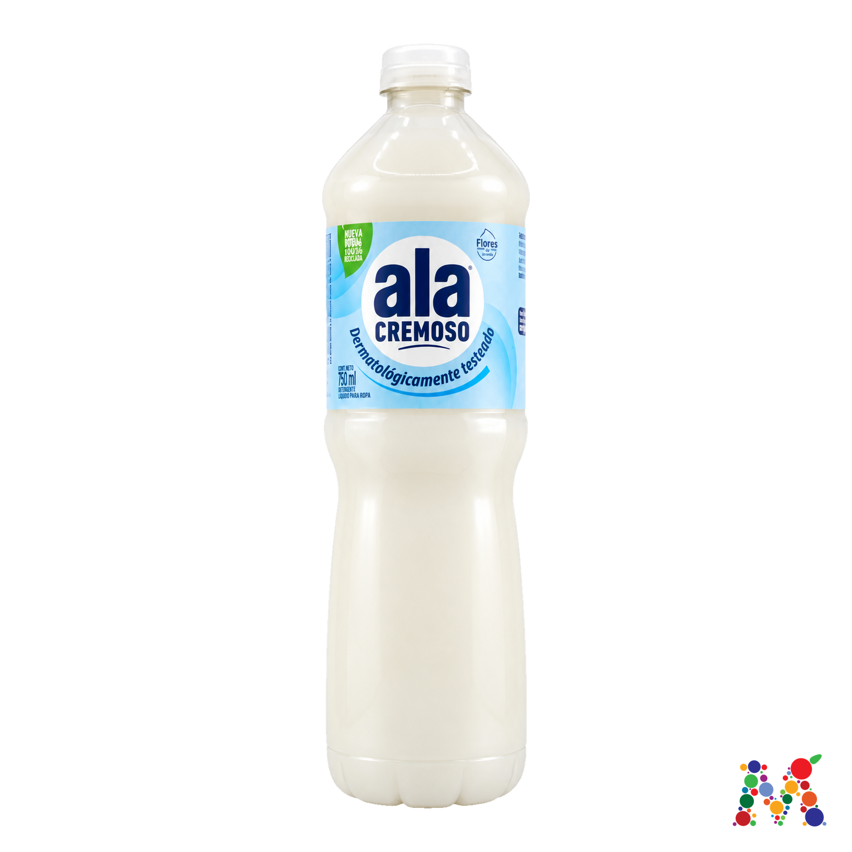 detergente ala cremoso flores 750ml: imagen 1