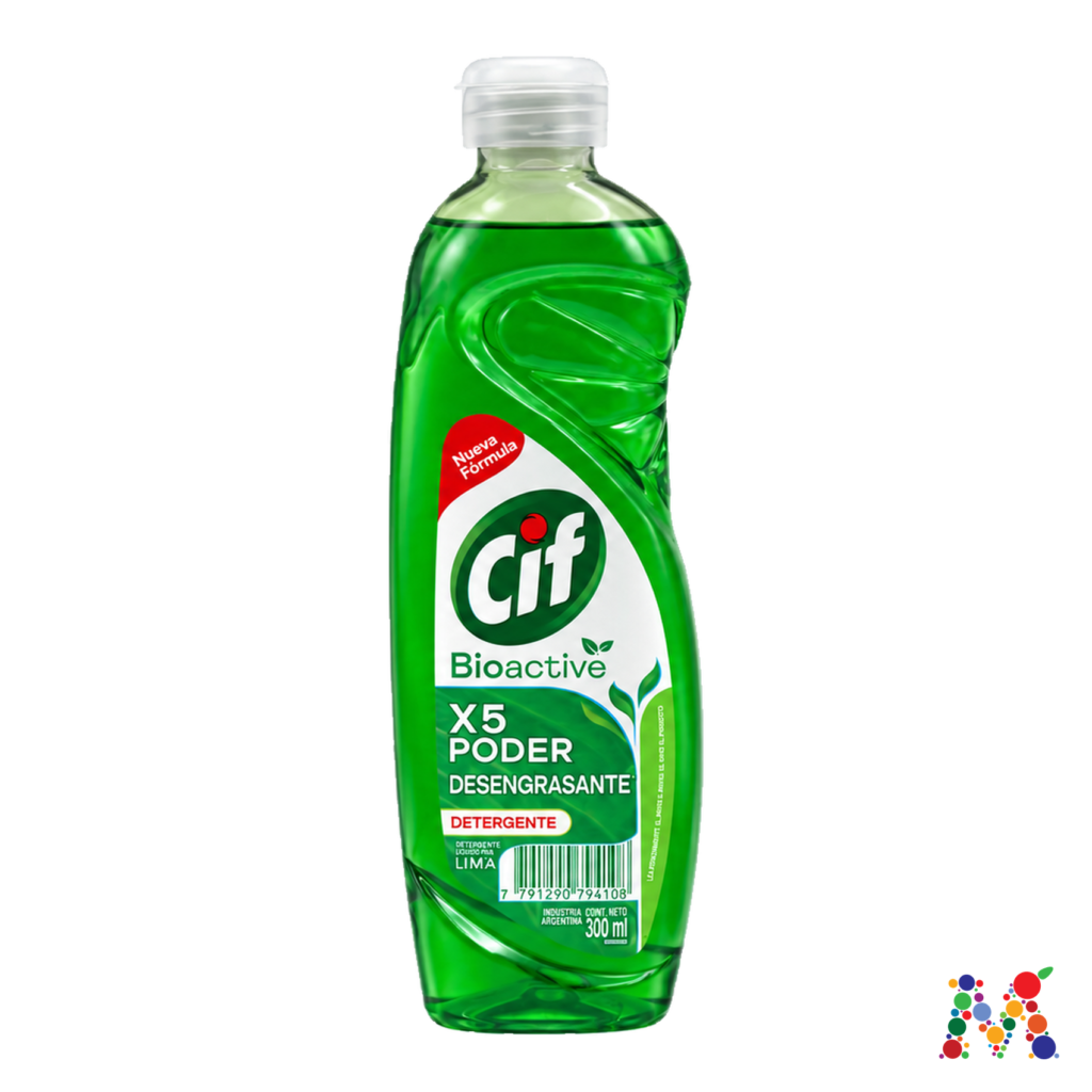 detergente cif bioactive lima 300ml