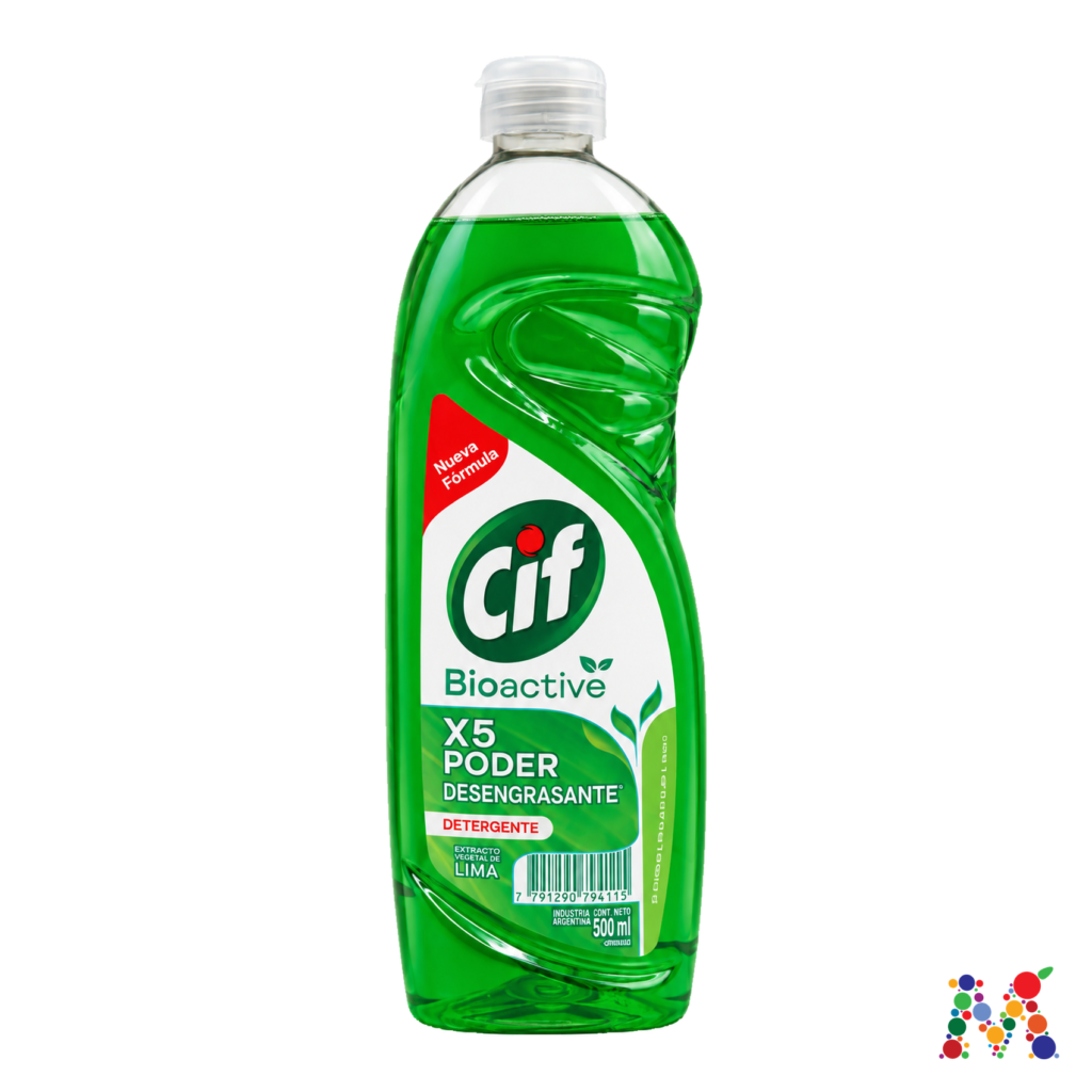 detergente cif bioactive lima 500ml