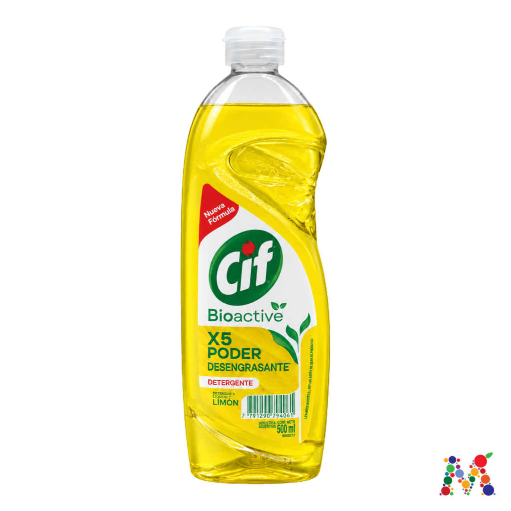 detergente cif bioactive limon 500ml