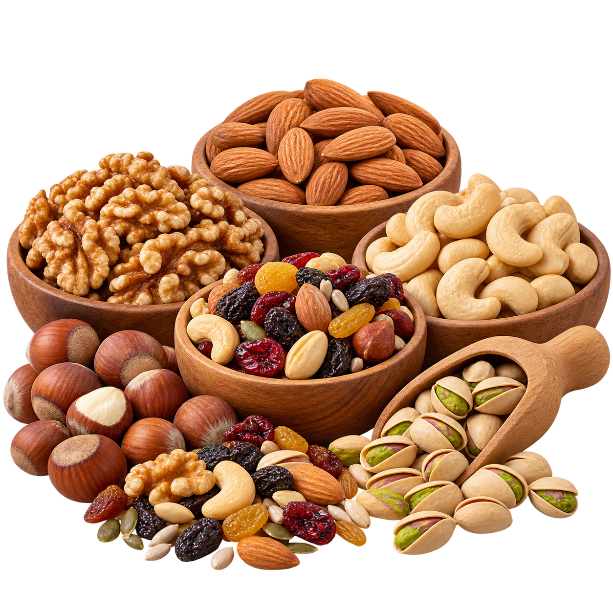 Frutos secos y pasas