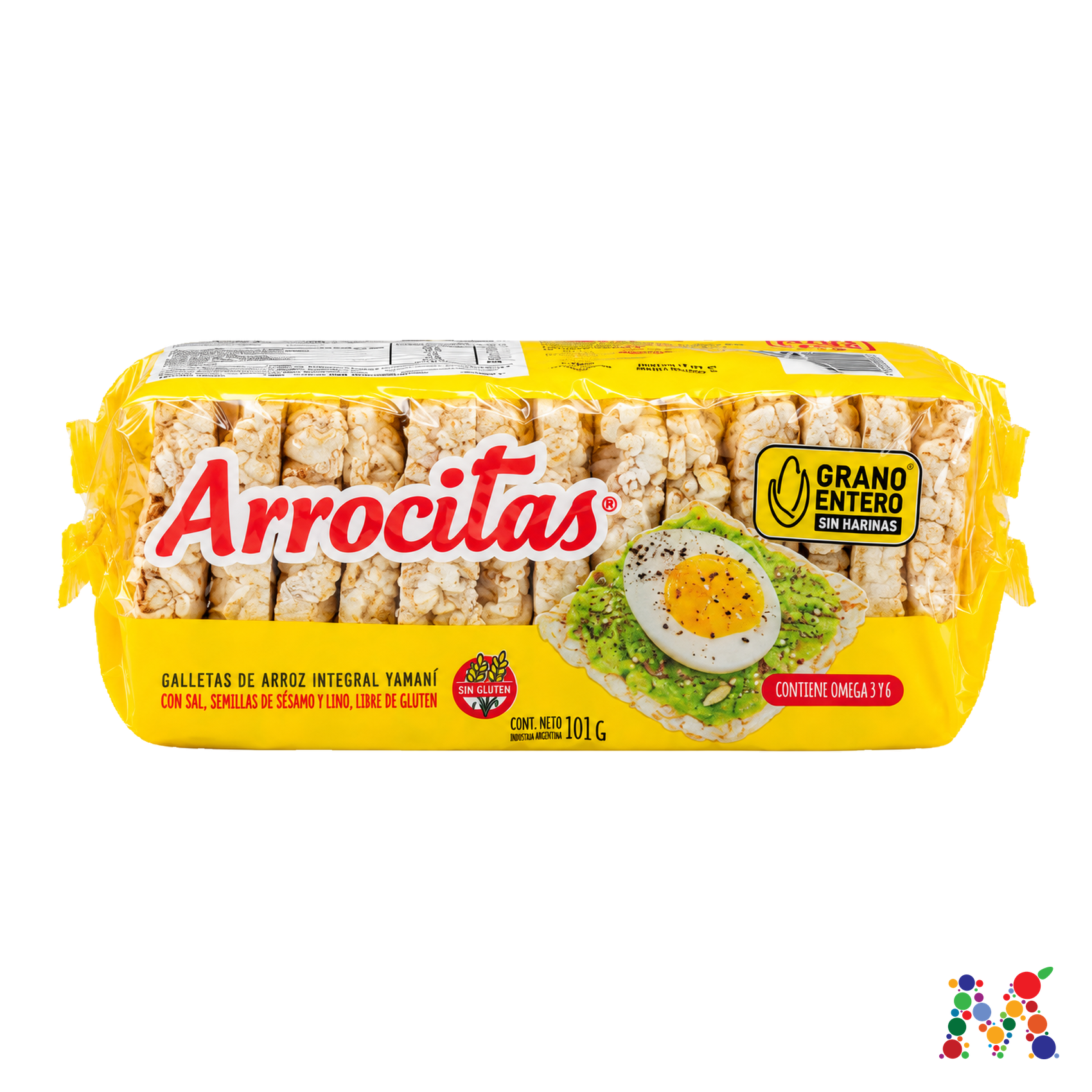 galletas de arroz arrocitas con sal 101g: imagen 1