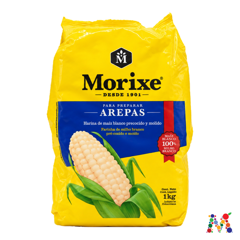 harina de maiz morixe para arepas 1kg