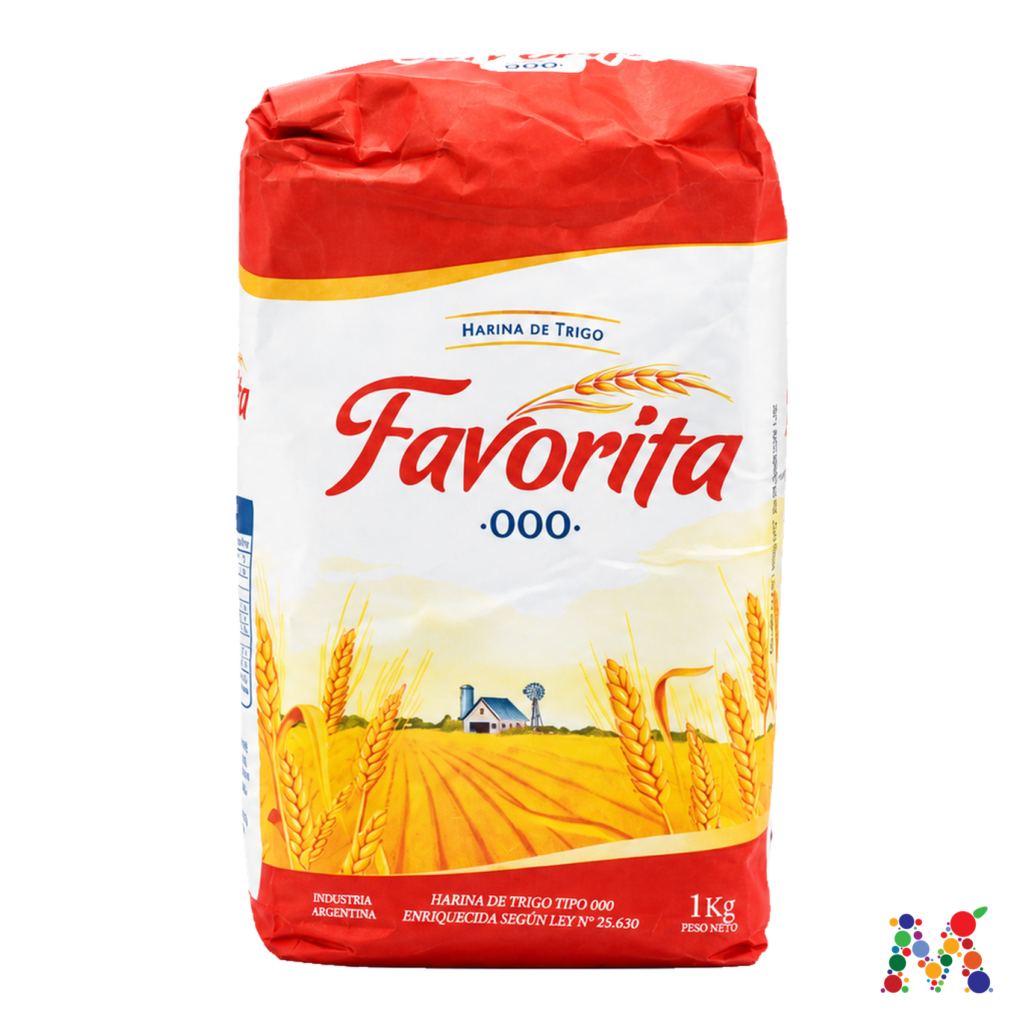 harina de trigo favorita 000 1kg
