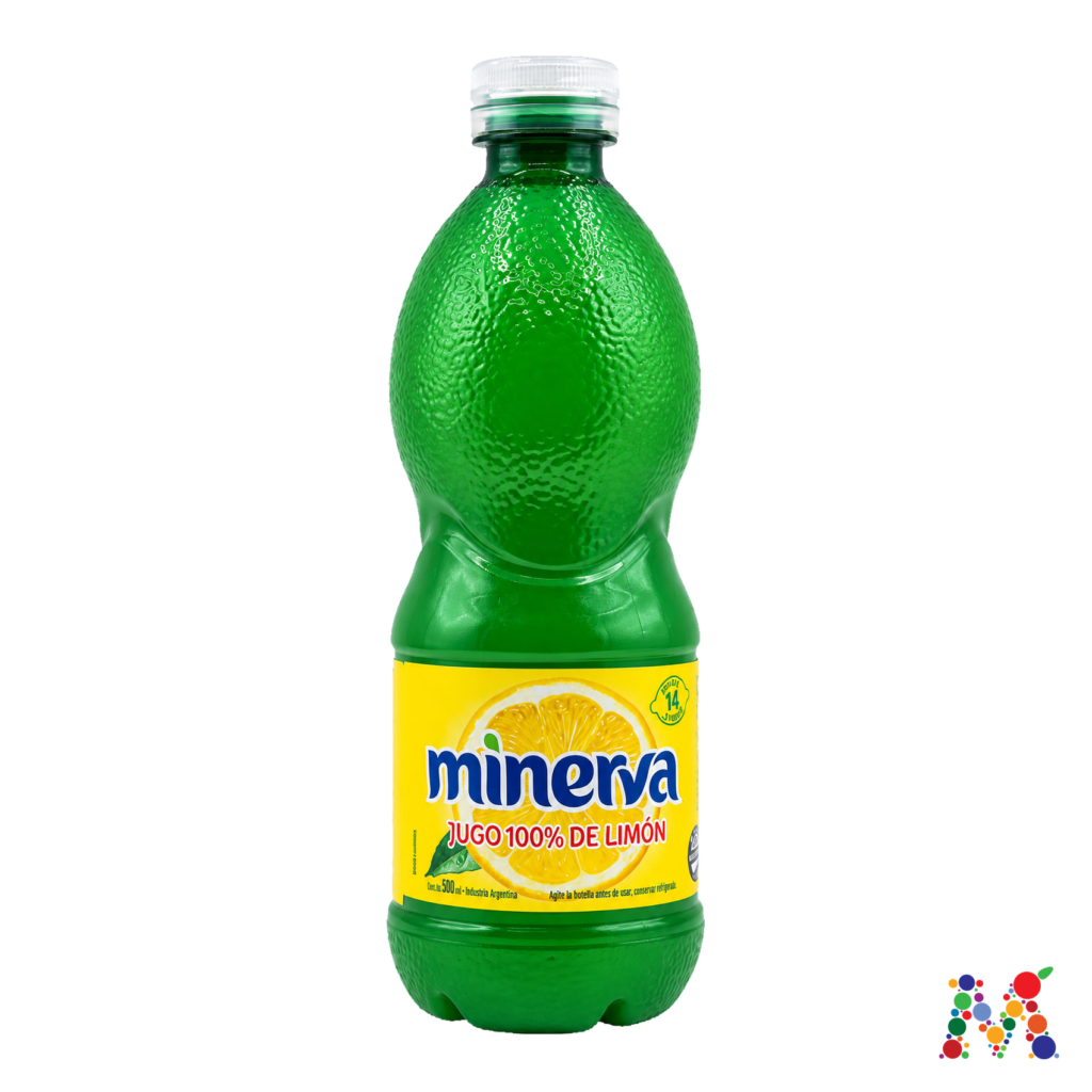 jugo de limon minerva 500ml