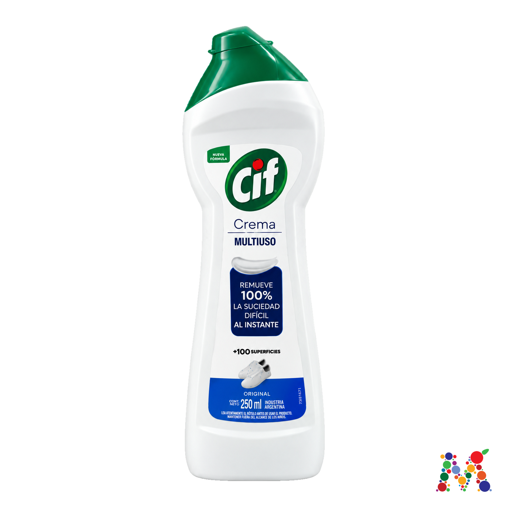 limpiador cif crema multiuso original 250ml: imagen 1