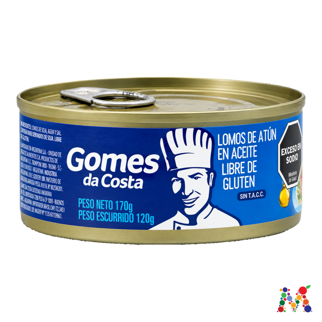 lomos de atun gomes da costa en aceite 170g