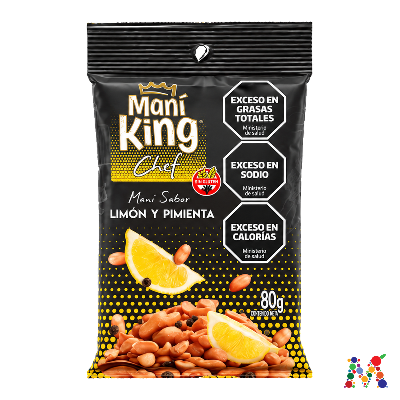 mani king chef limon y pimienta 80g: imagen 1
