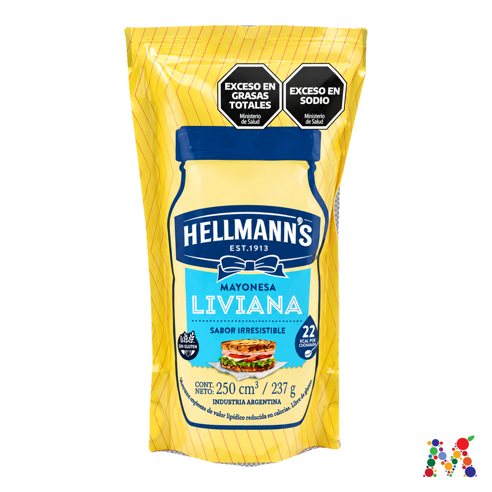 mayonesa hellmanns liviana 237g: imagen 1
