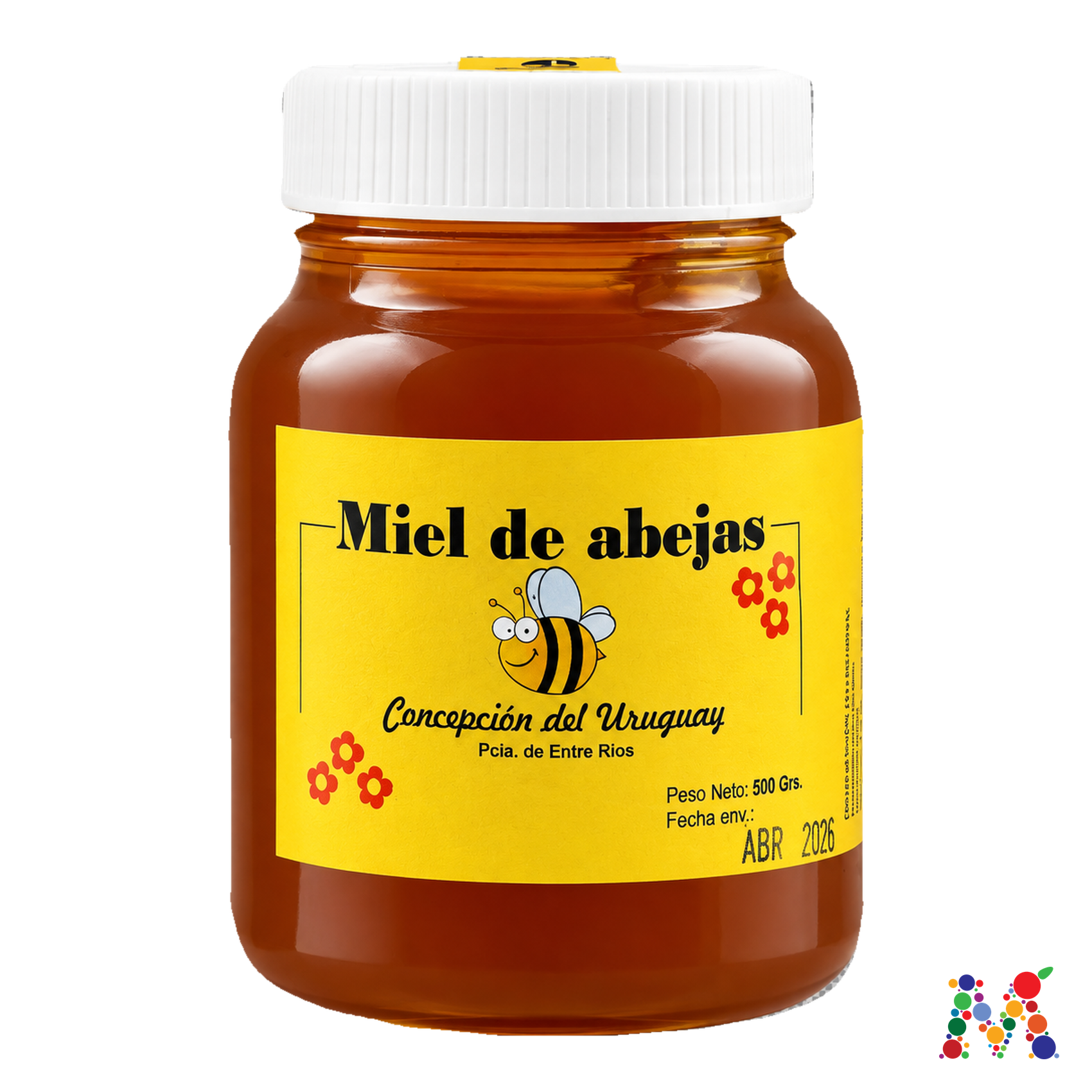 miel de abejas concepcion del uruguay 500g: imagen 1