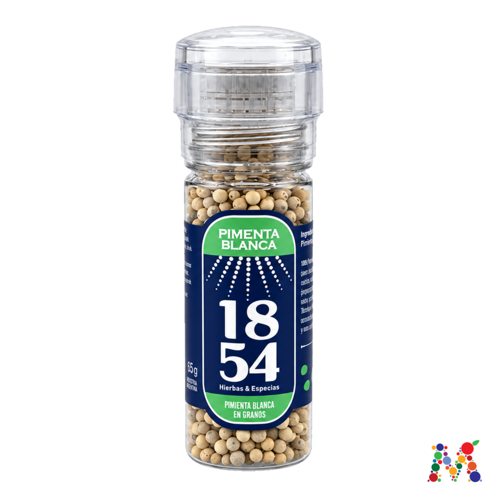 molinillo 1854 pimienta blanca 65g