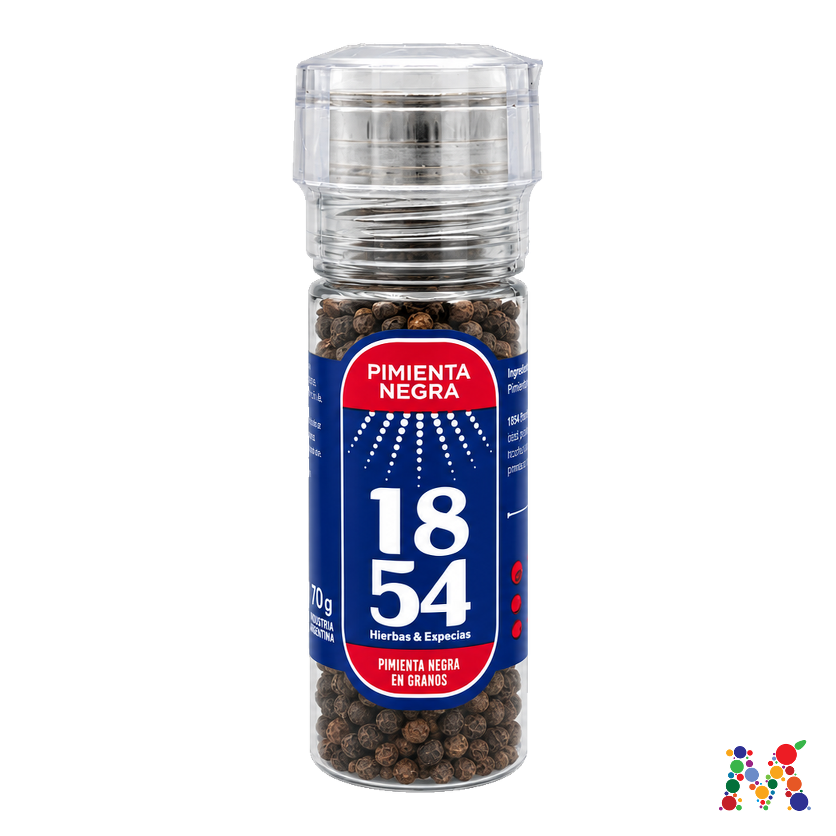 molinillo 1854 pimienta negra 70g: imagen 1