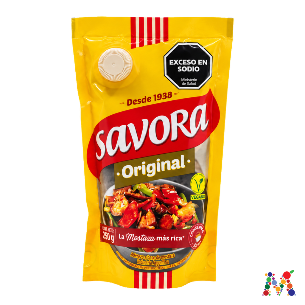 mostaza savora original 250g