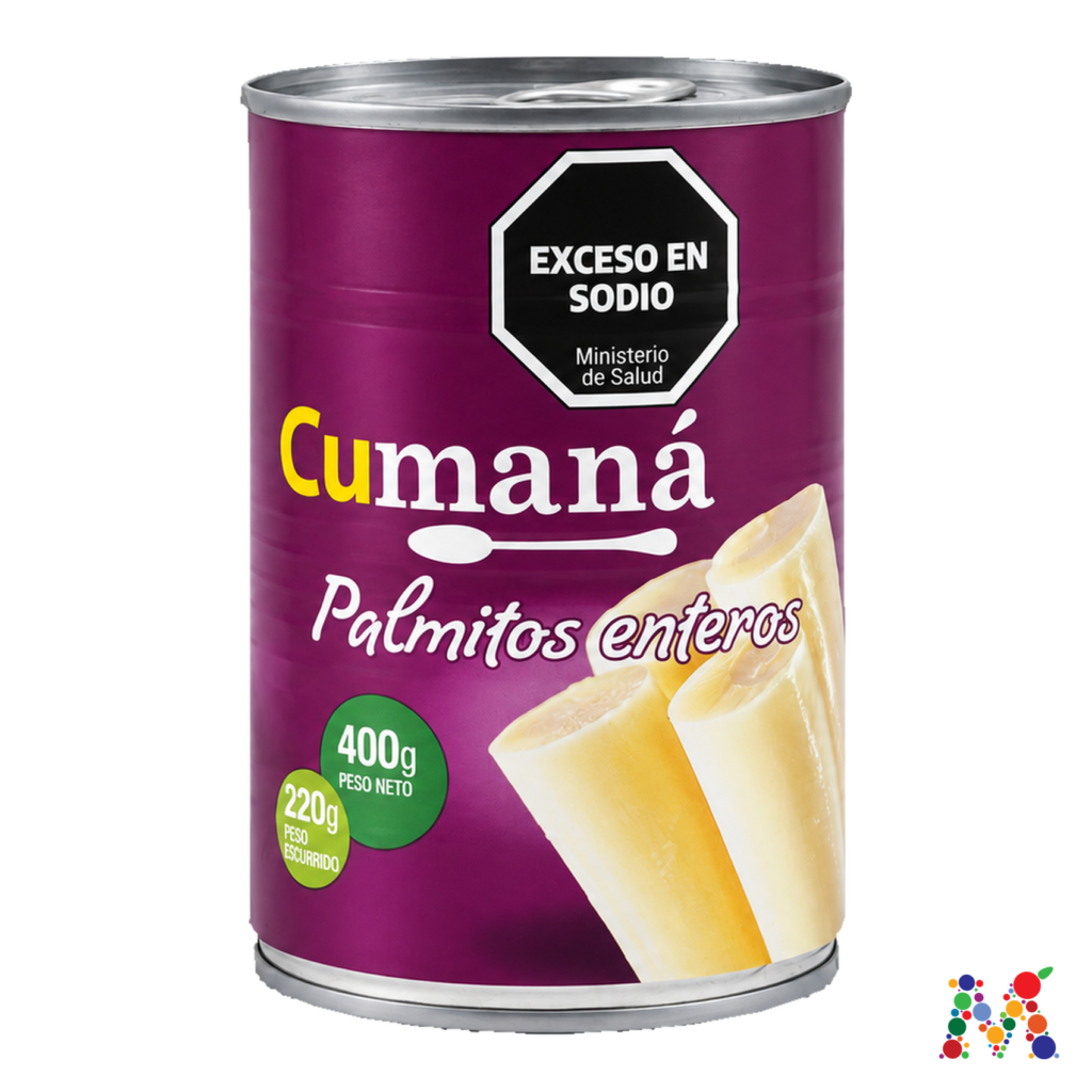 palmitos cumana enteros 400g