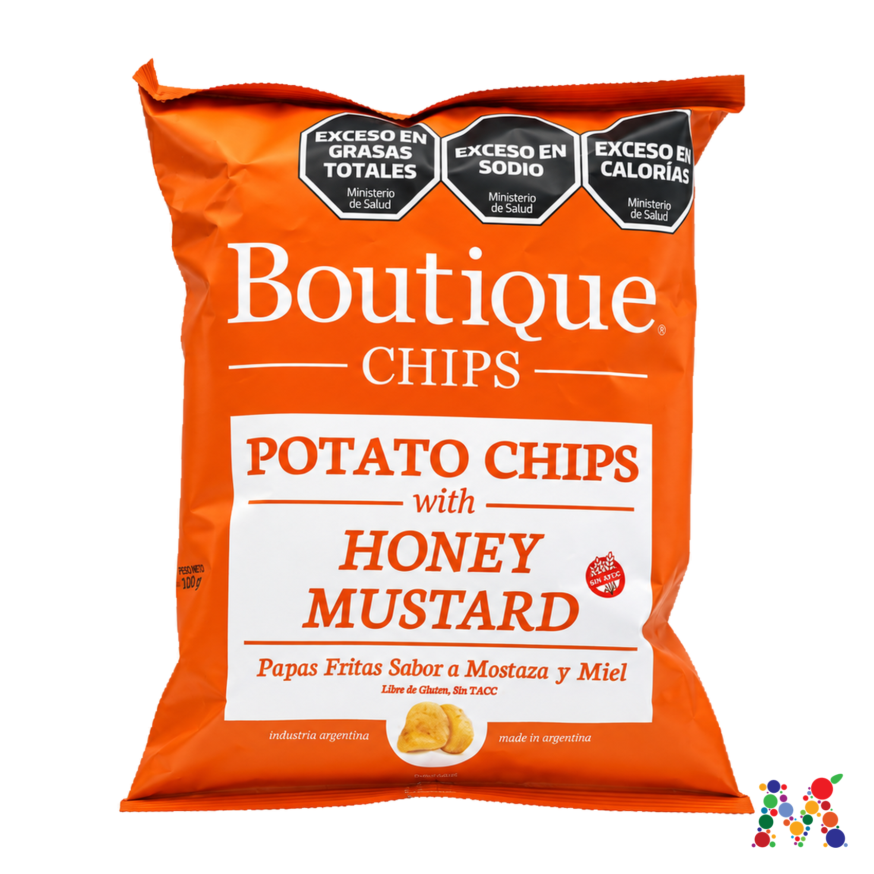 papas fritas boutique chips mostaza y miel: imagen 1