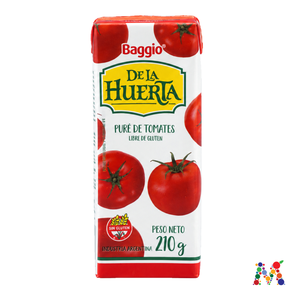 pure de tomates baggio de la huerta 210g
