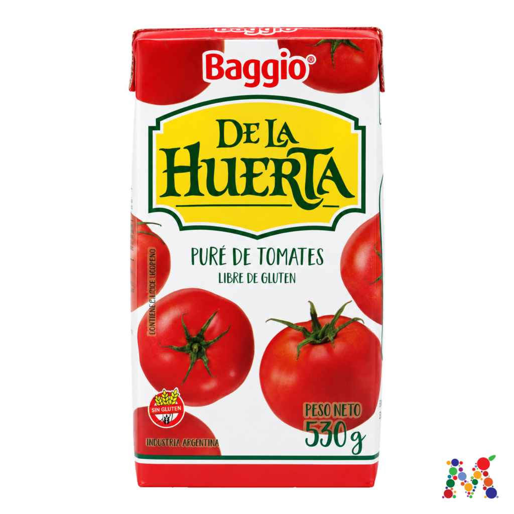 pure de tomates baggio de la huerta 530g