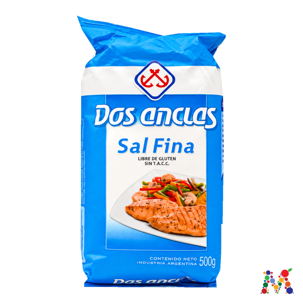 sal dos anclas fina paquete 500g