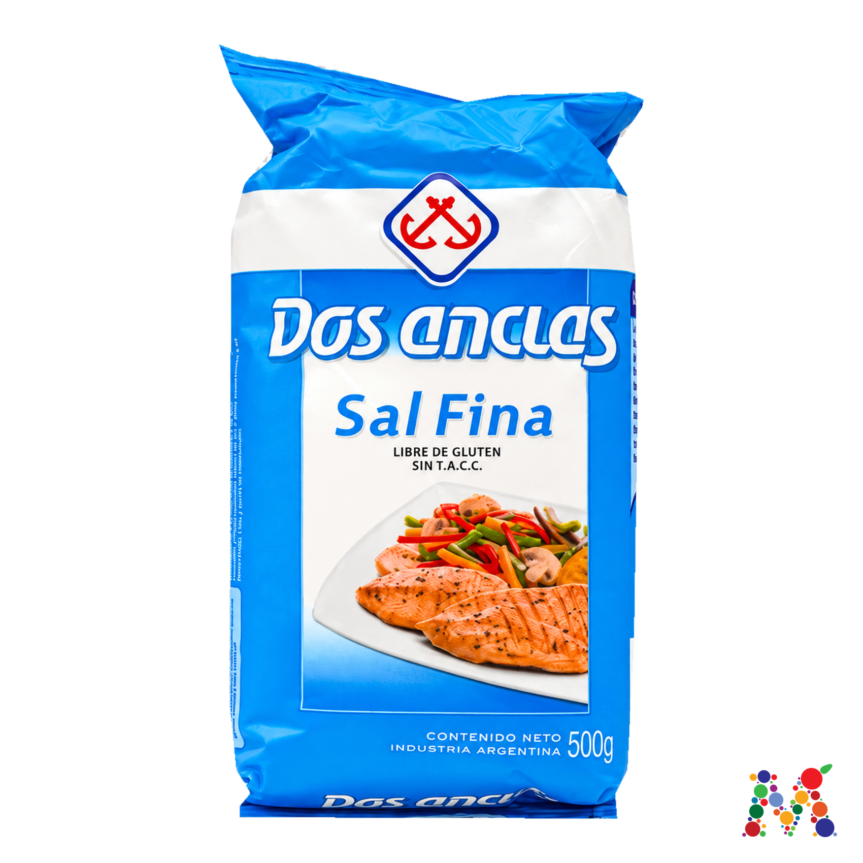 sal dos anclas fina paquete 500g: imagen 1