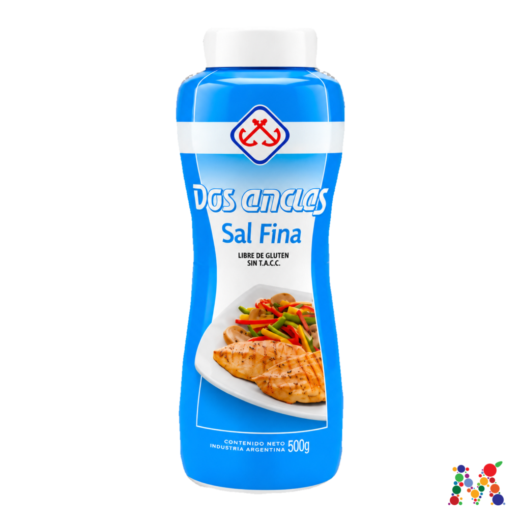 sal dos anclas fina salero 500g