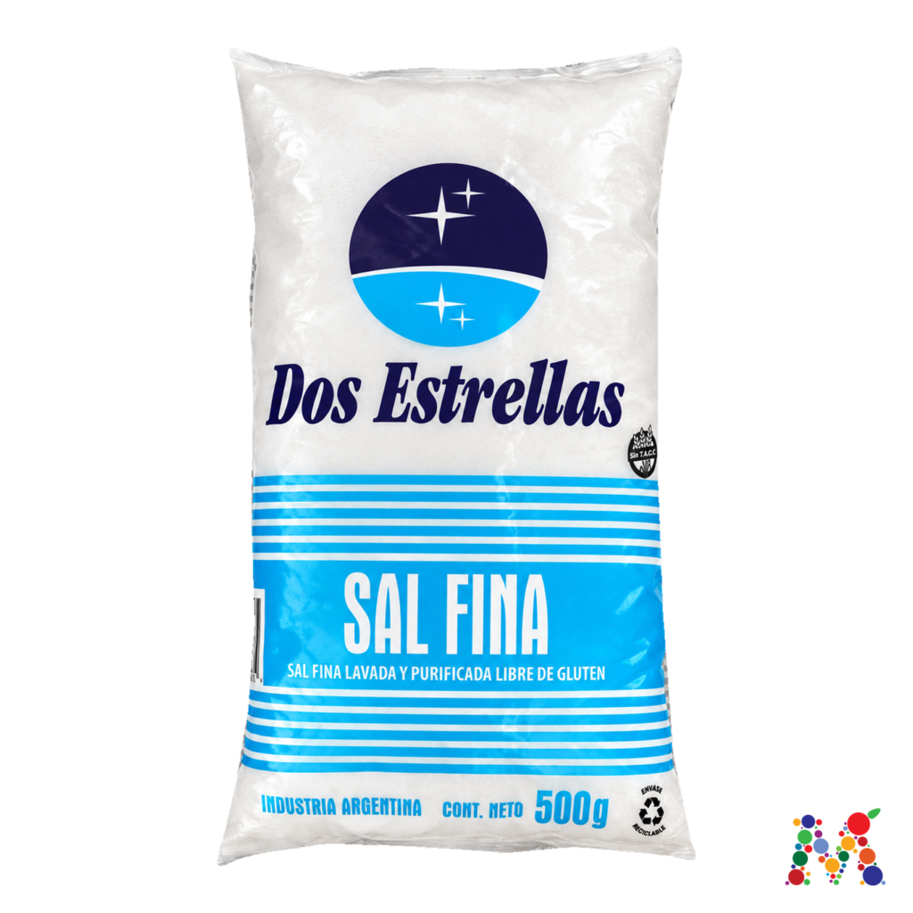 sal dos estrellas fina 500g