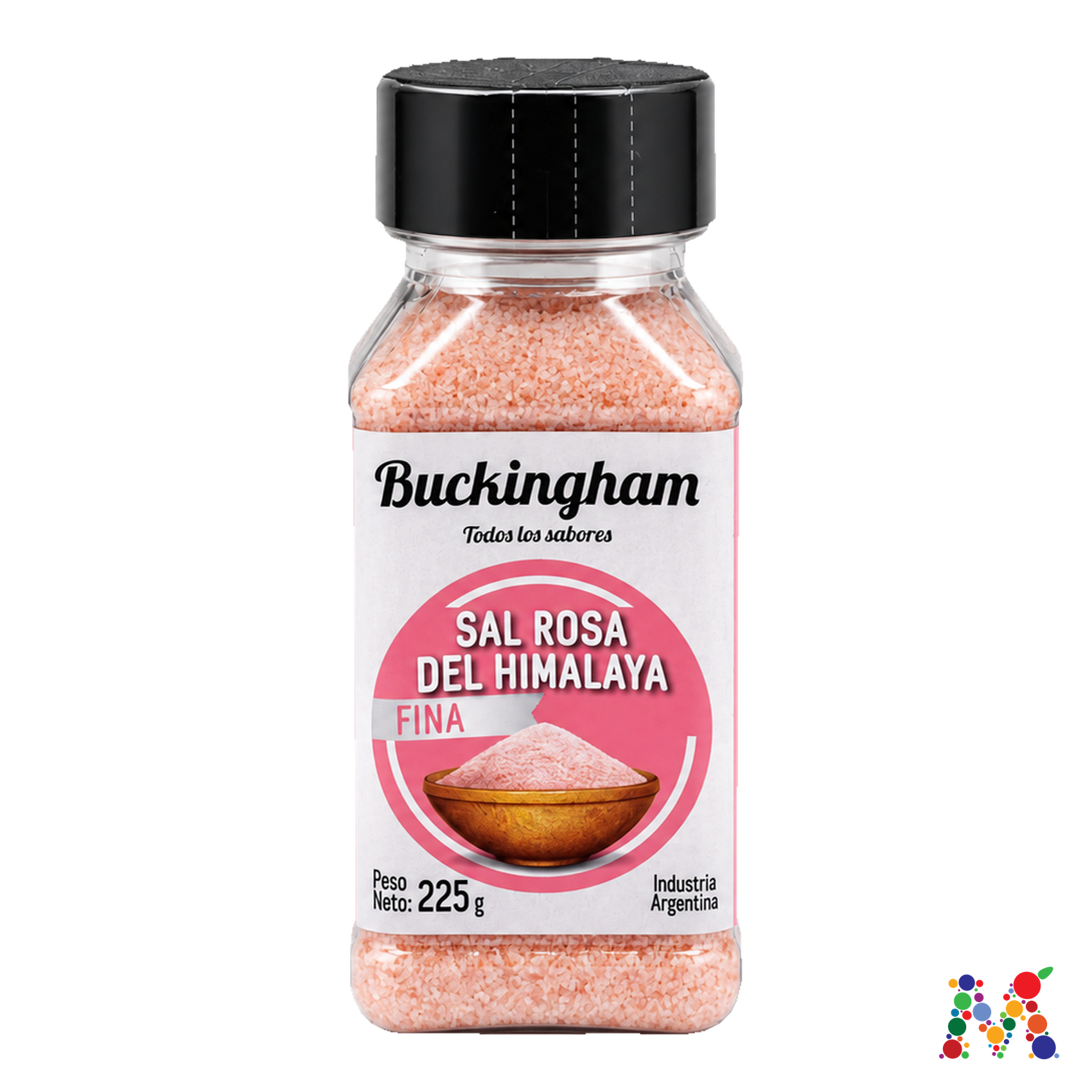 sal rosa del himalaya fina buckingham 225g: imagen 1