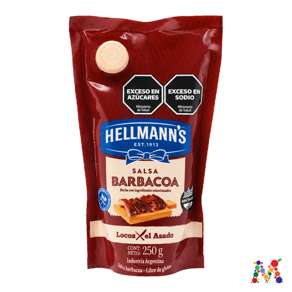 salsa barbacoa hellmanns 250g