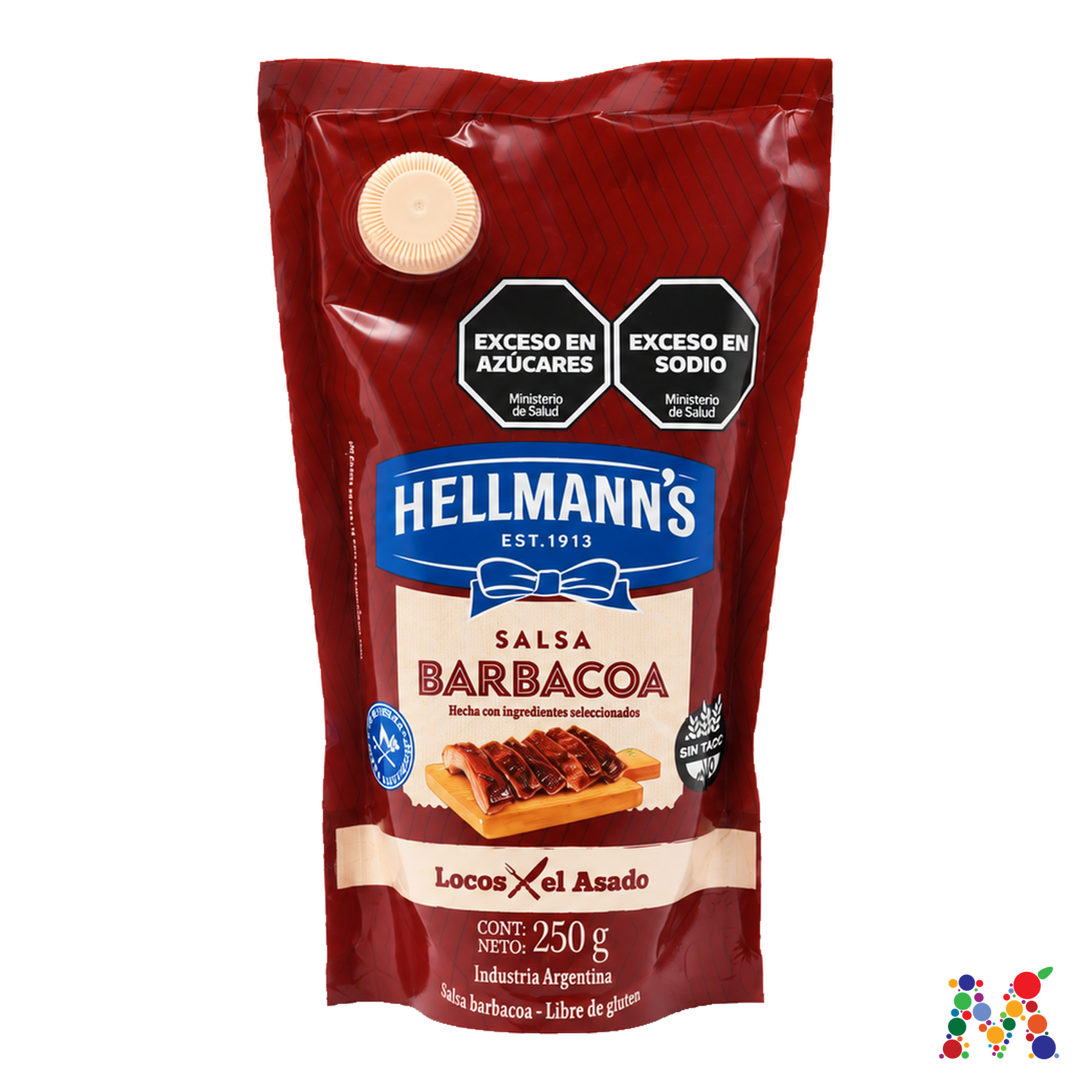 salsa barbacoa hellmanns 250g: imagen 1